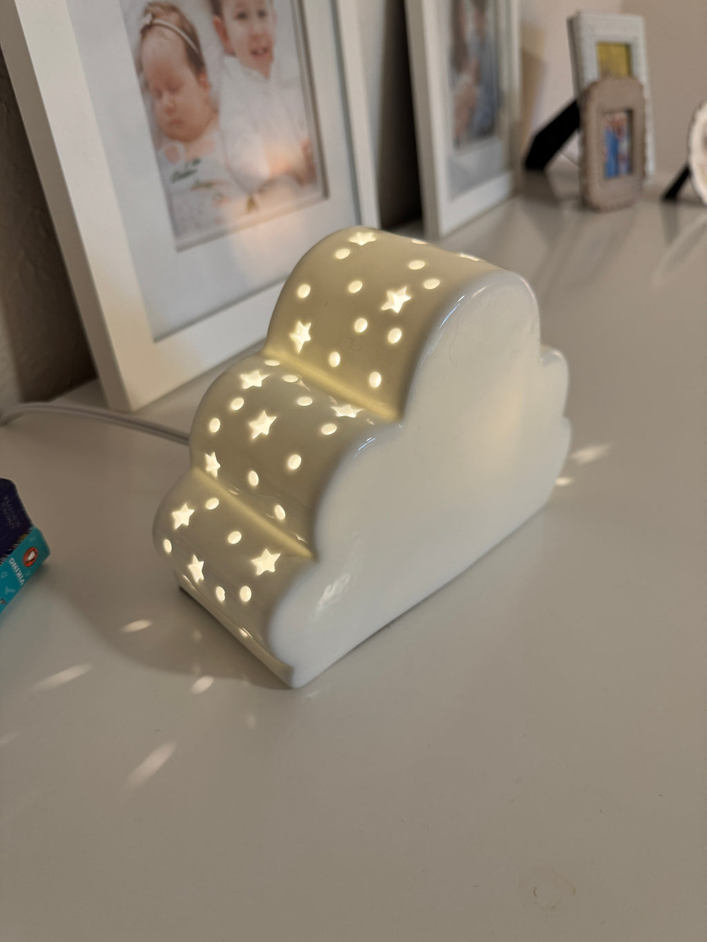 Ceramic cloud night light