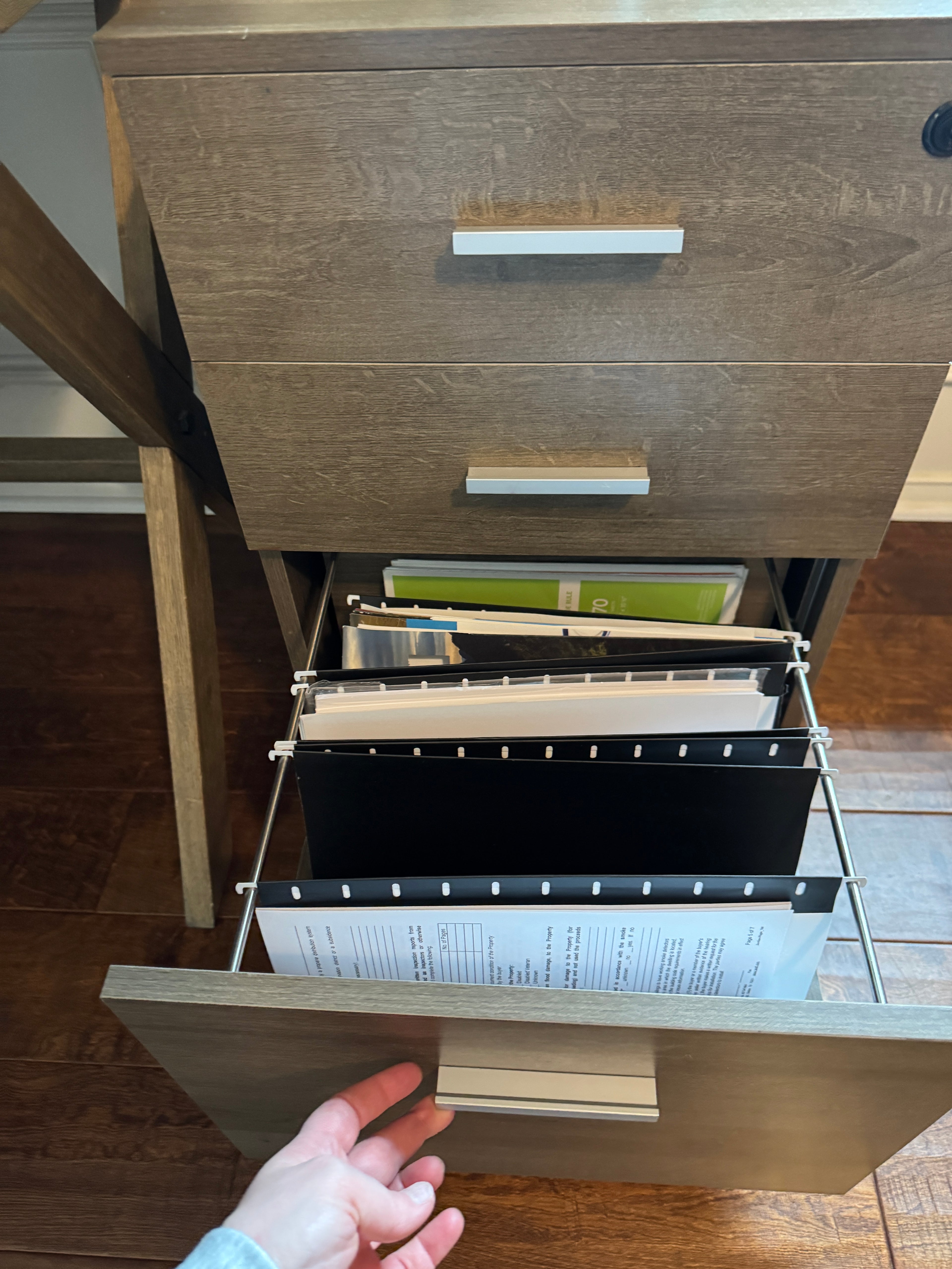Small filing cabinet