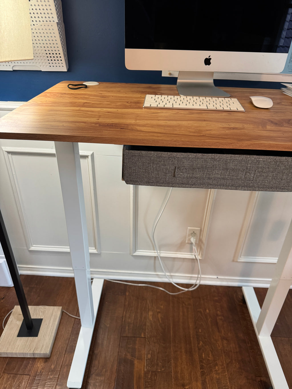 Adjustable Height Standing Desk with Drawer