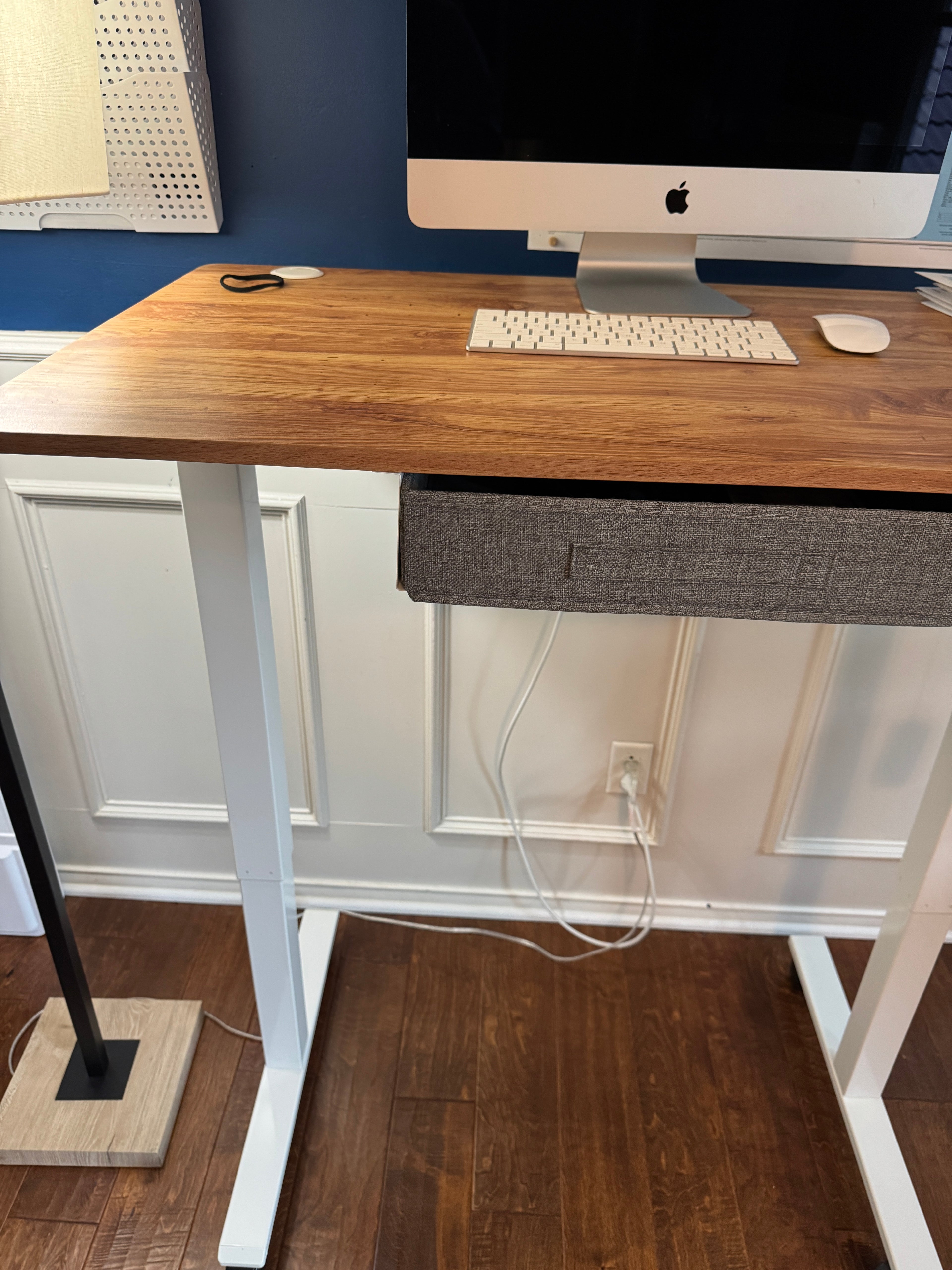 Adjustable Height Standing Desk with Drawer