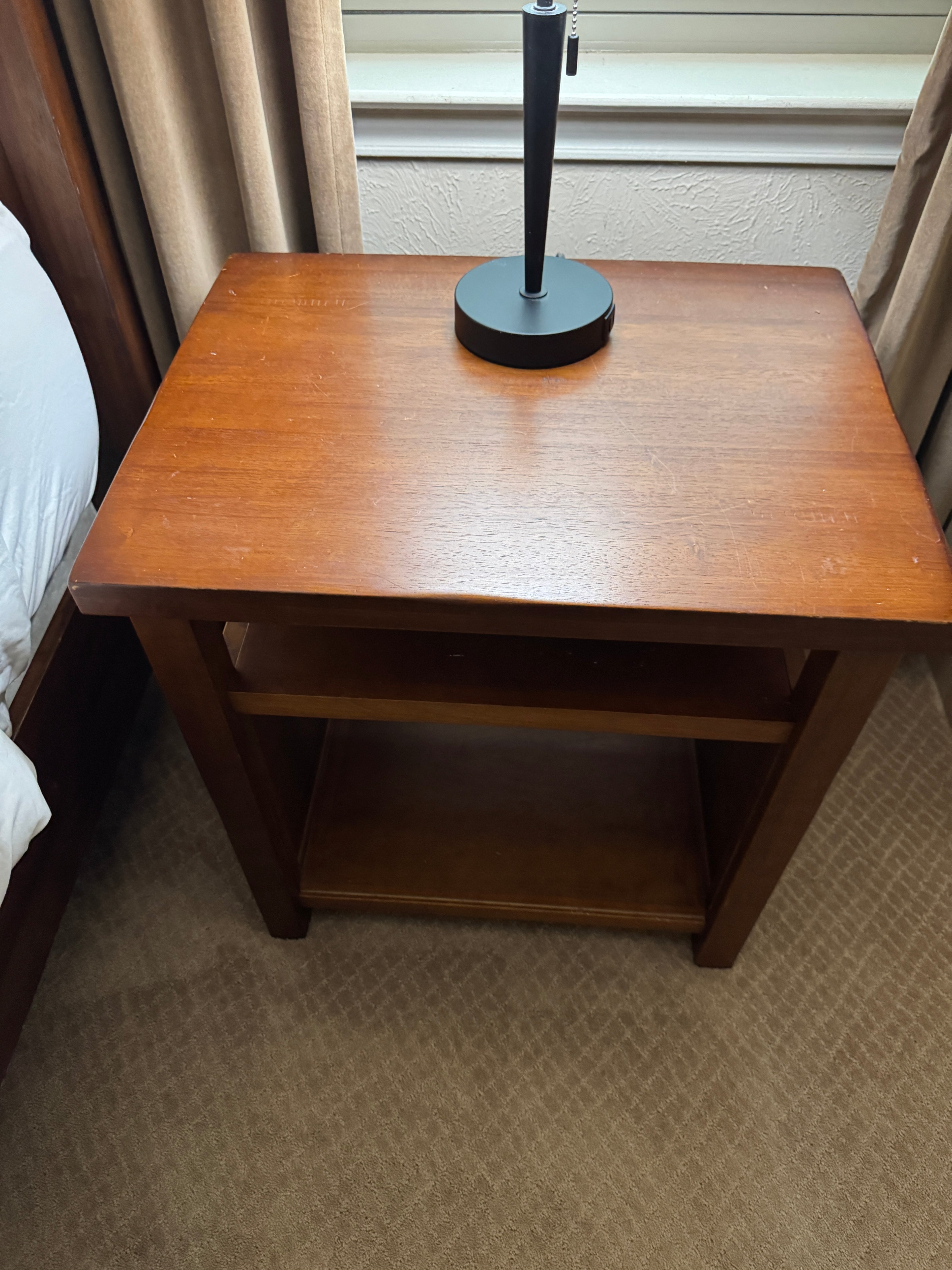 Wood night stand / side table (World Market)