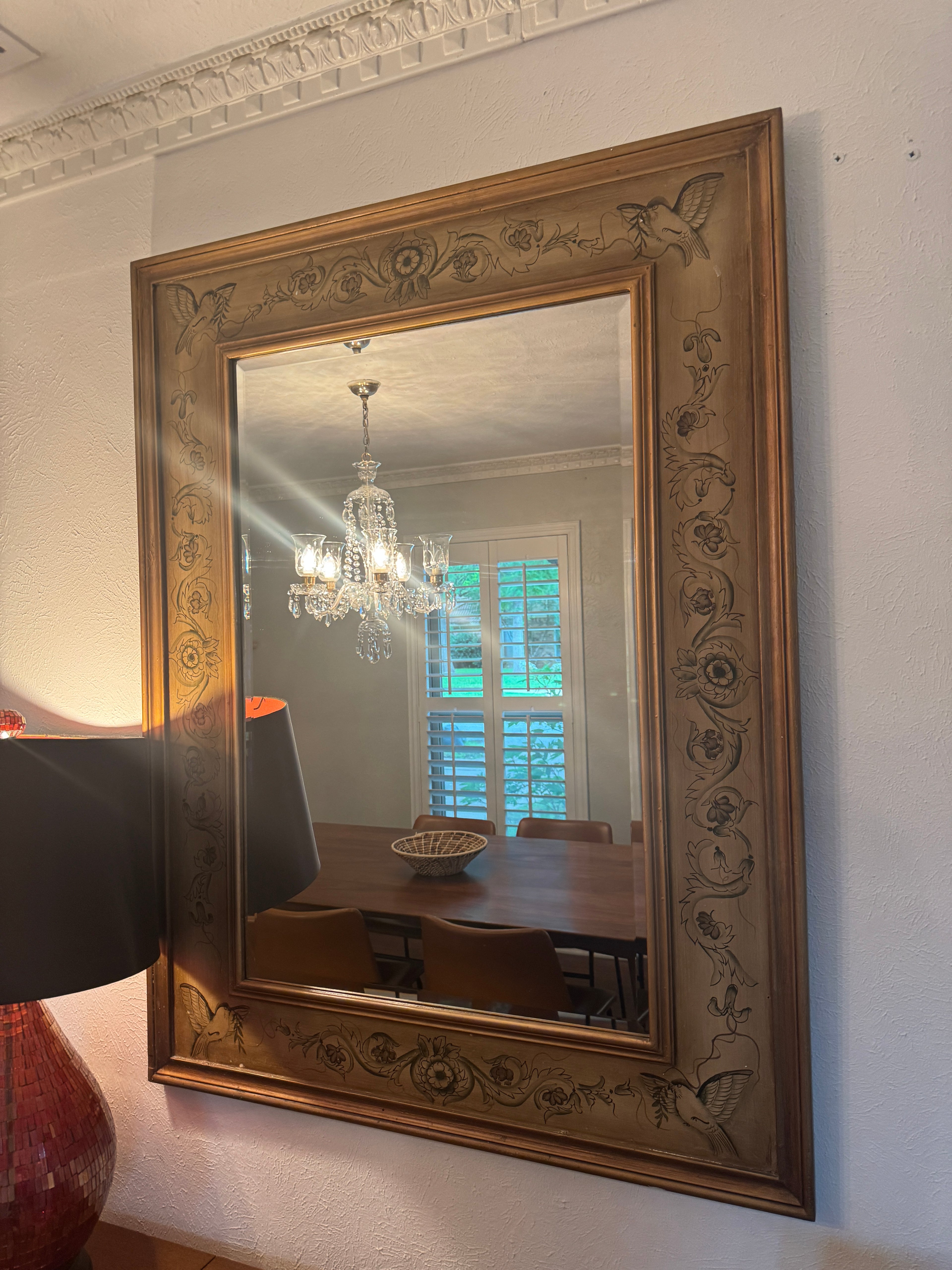 Large vintage mirror