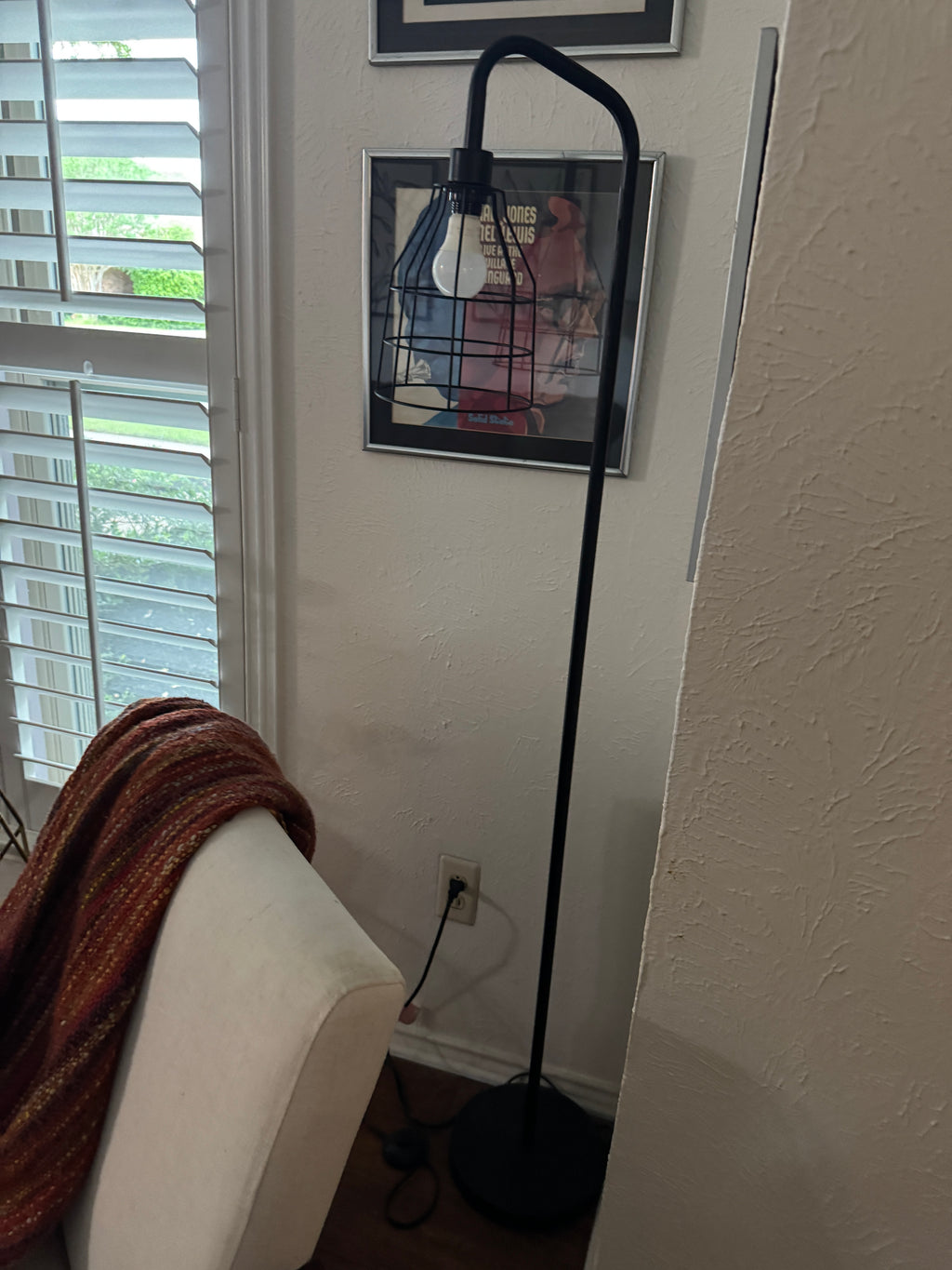Standing cage lamp