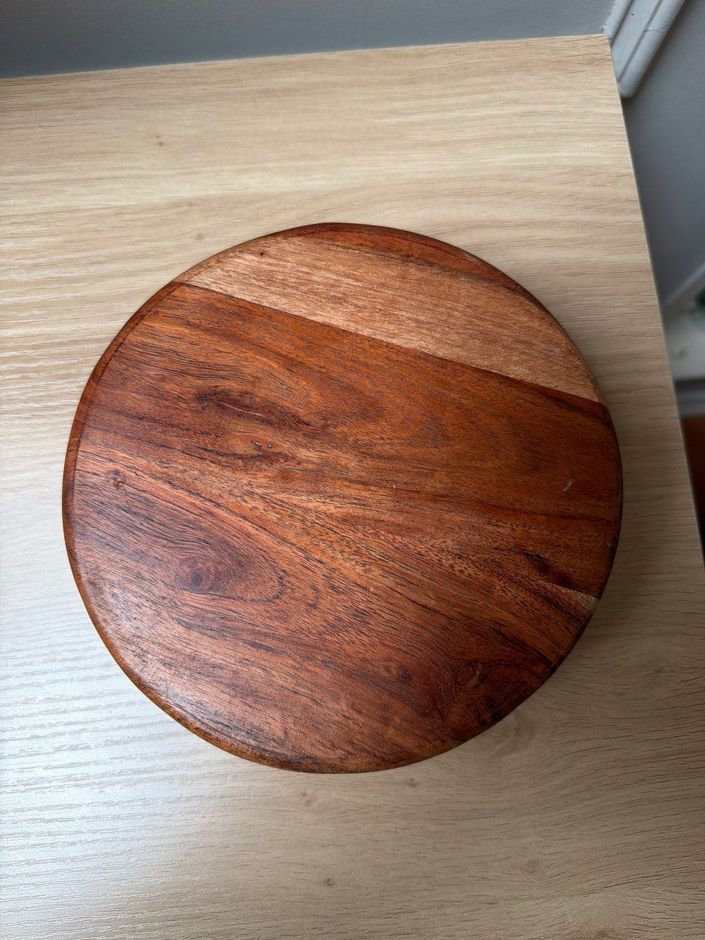 Wood plant stand