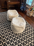 Cream Pouf (World Market)