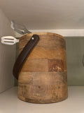 Wood ice bucket