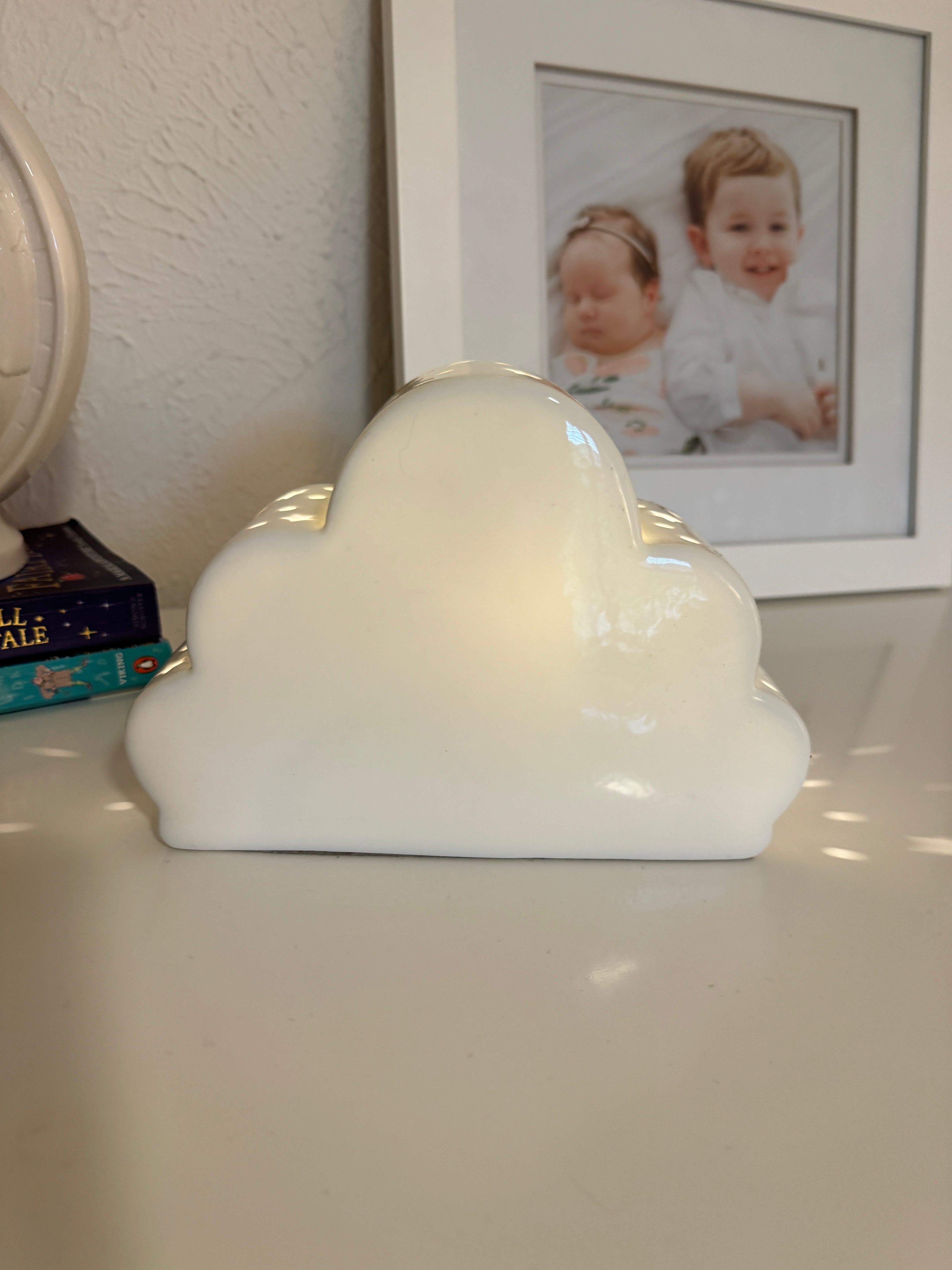 Ceramic cloud night light