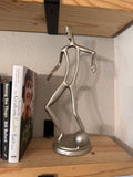 Soccer man sculpture