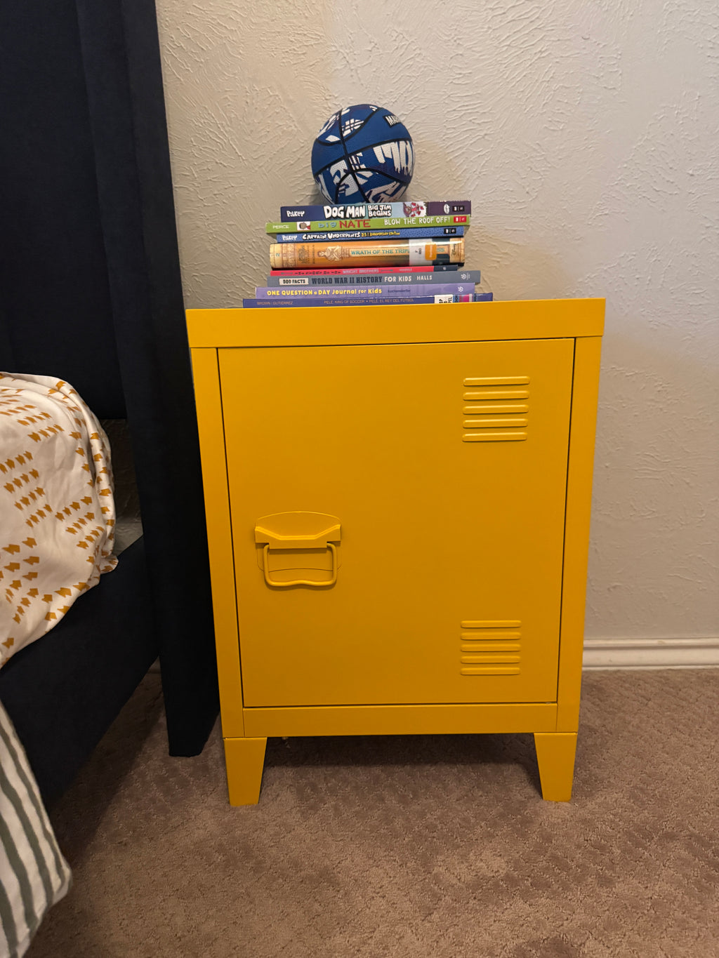 Yellow Locker End Table
