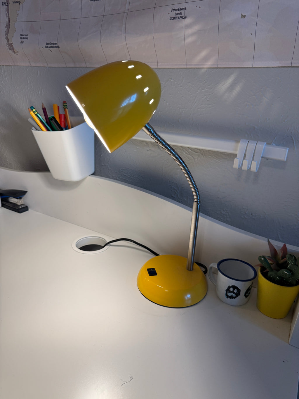 Yellow Study Lamp