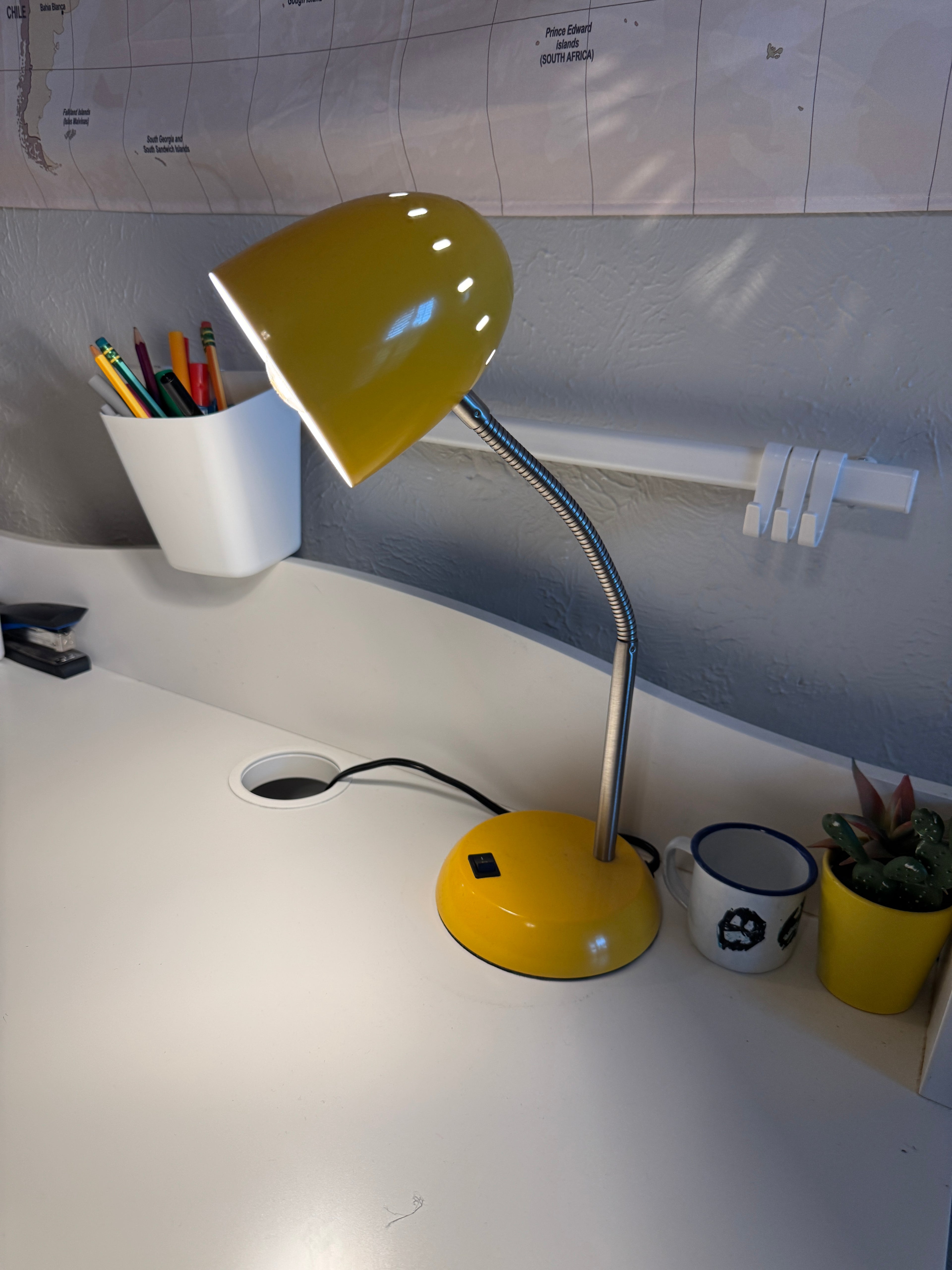 Yellow Study Lamp