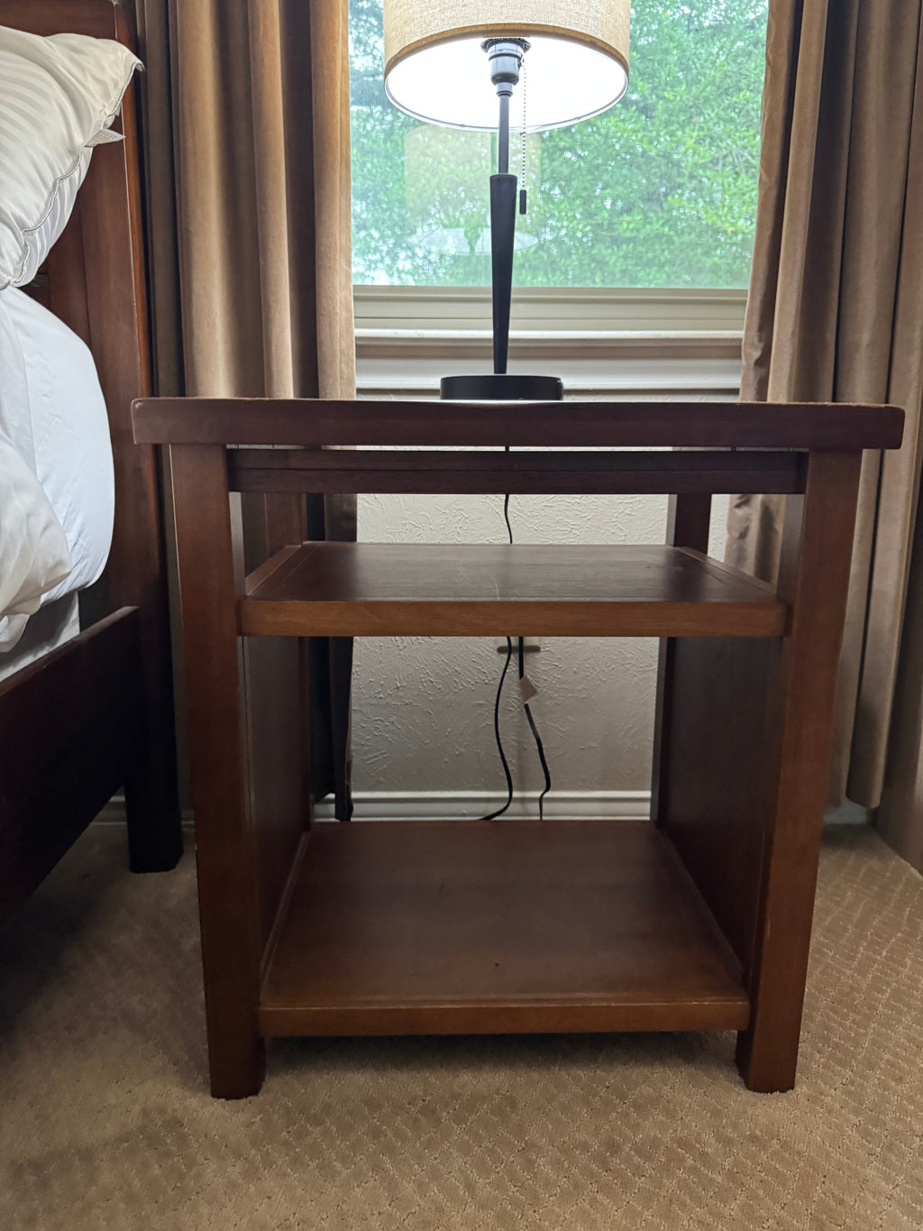 Wood night stand / side table (World Market)
