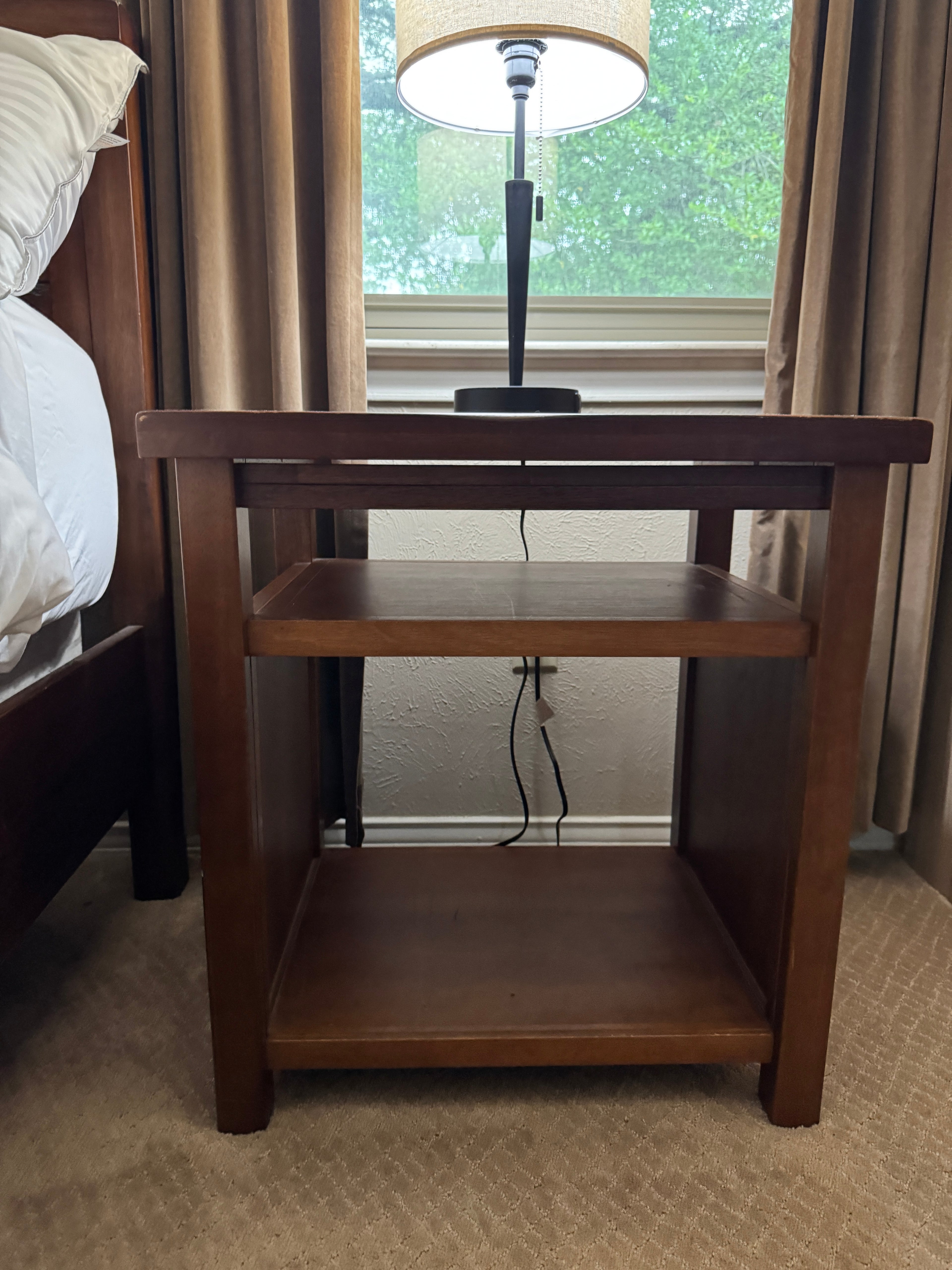 Wood night stand / side table (World Market)