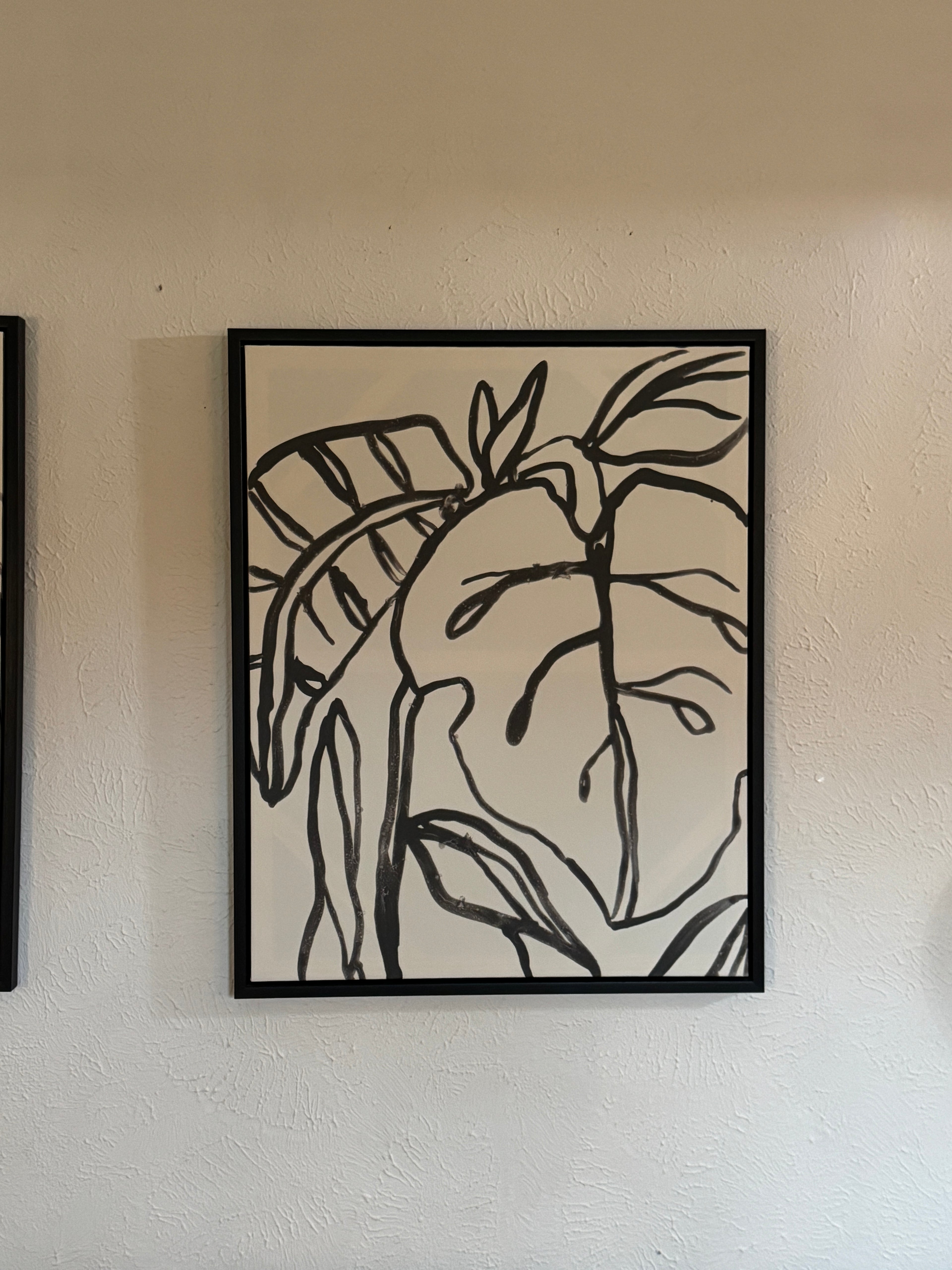 Pair of modern art pieces