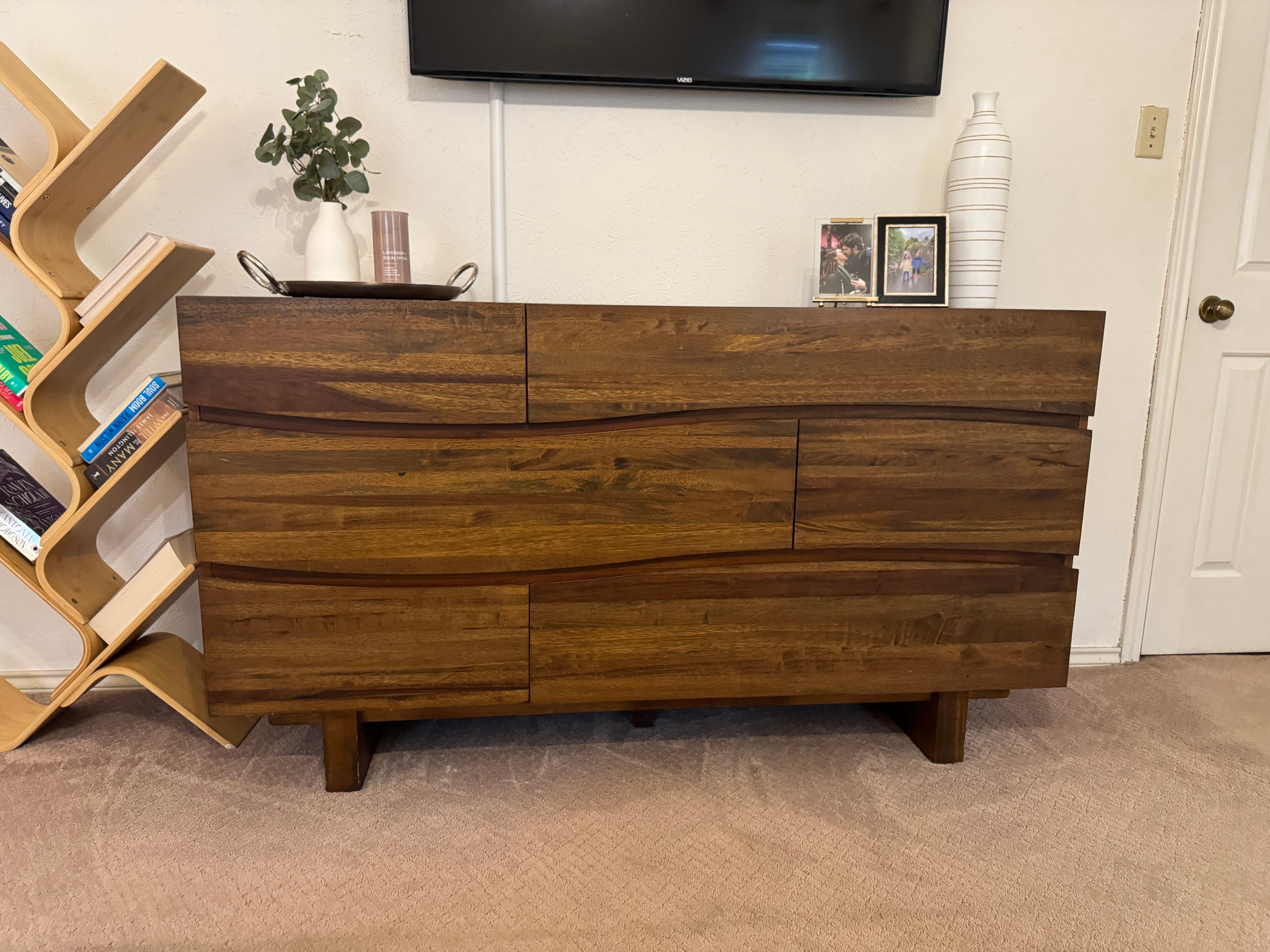 Wood dresser (Nebraska furniture mart)