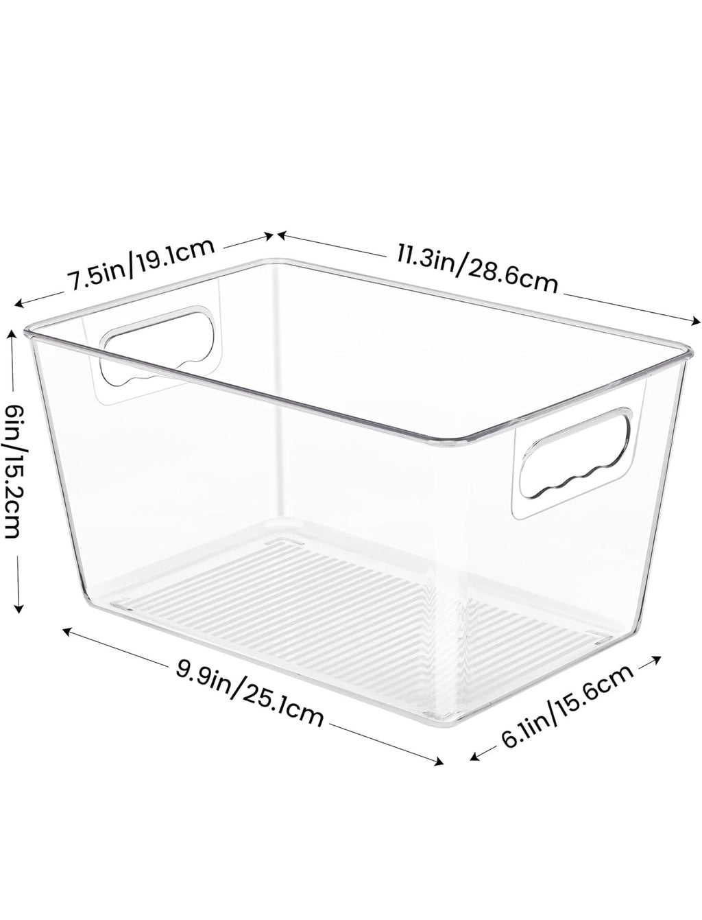 Clear Storage Tubs (5 available)