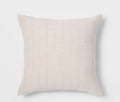 Oversized Cream Throw Pillow with removable cover (Threshold)