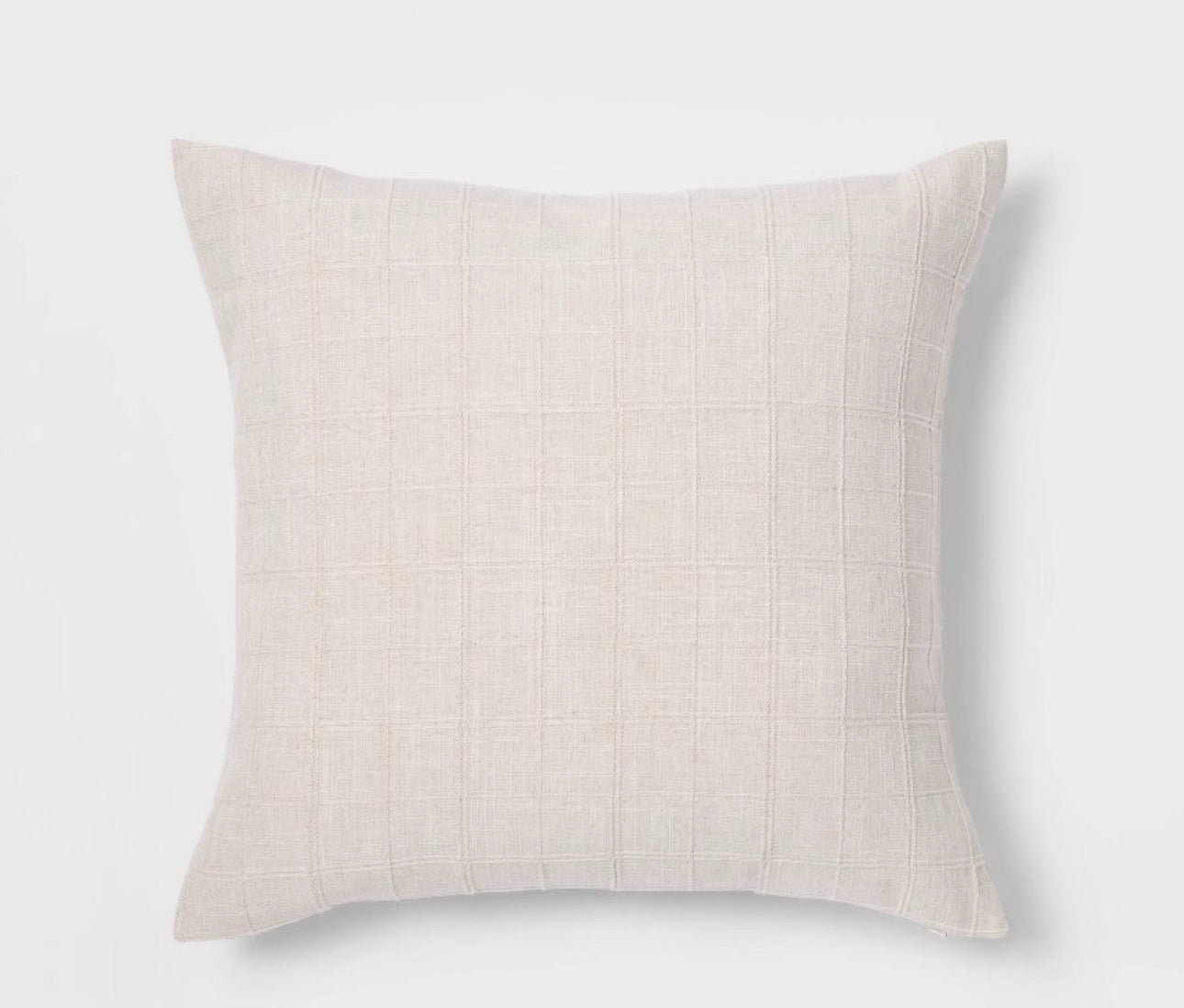 Oversized Cream Throw Pillow with removable cover (Threshold)
