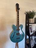 Epiphone Casino Hollowbody Electric Guitar -
Worn Blue Denim