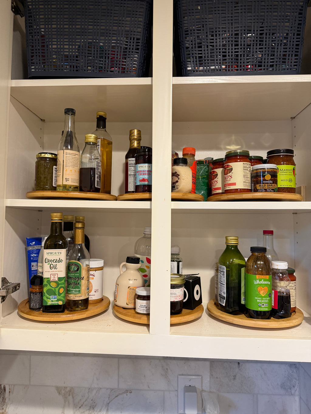 Container Store Bamboo Lazy Susan’s