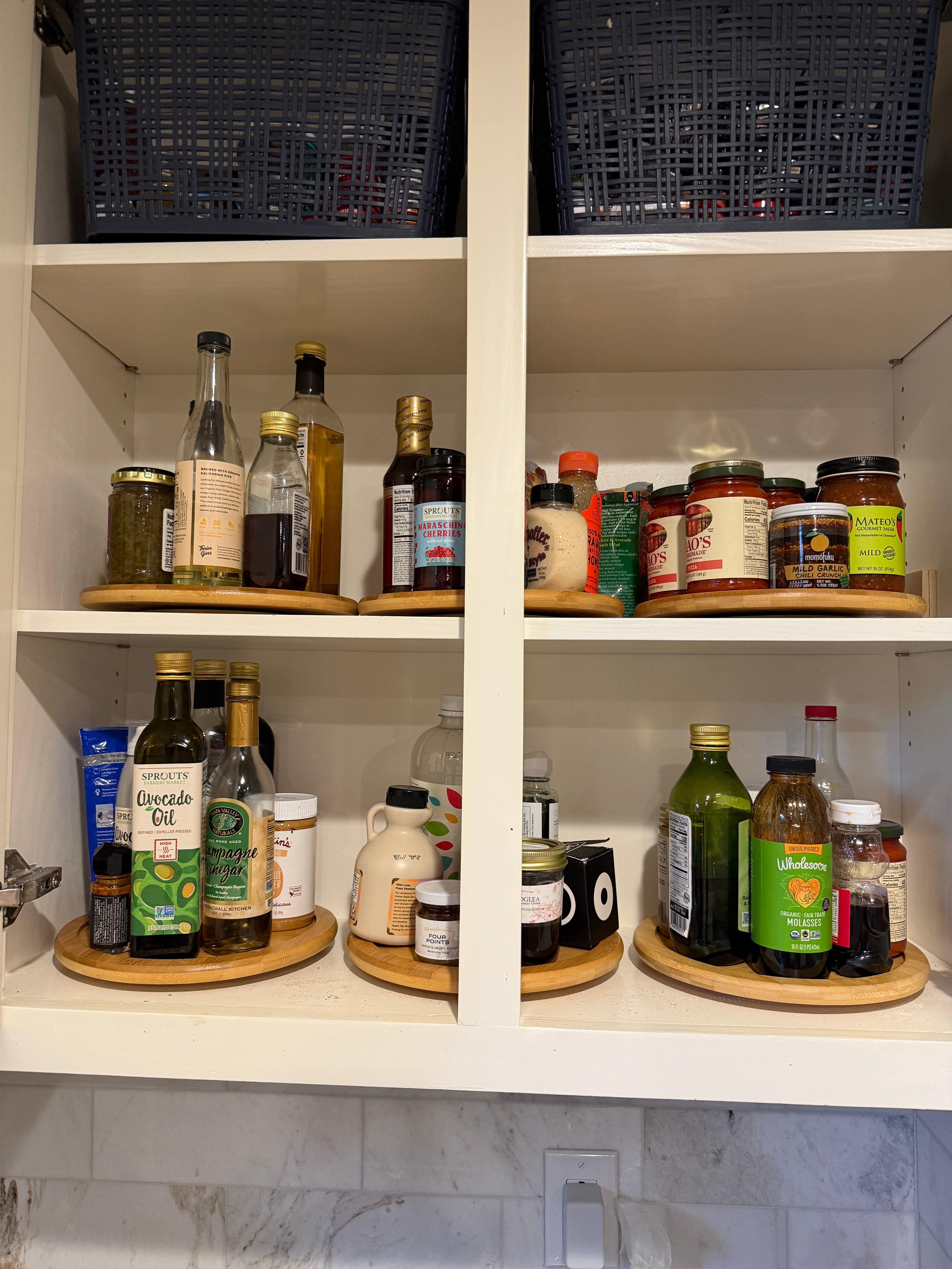 Container Store Bamboo Lazy Susan’s