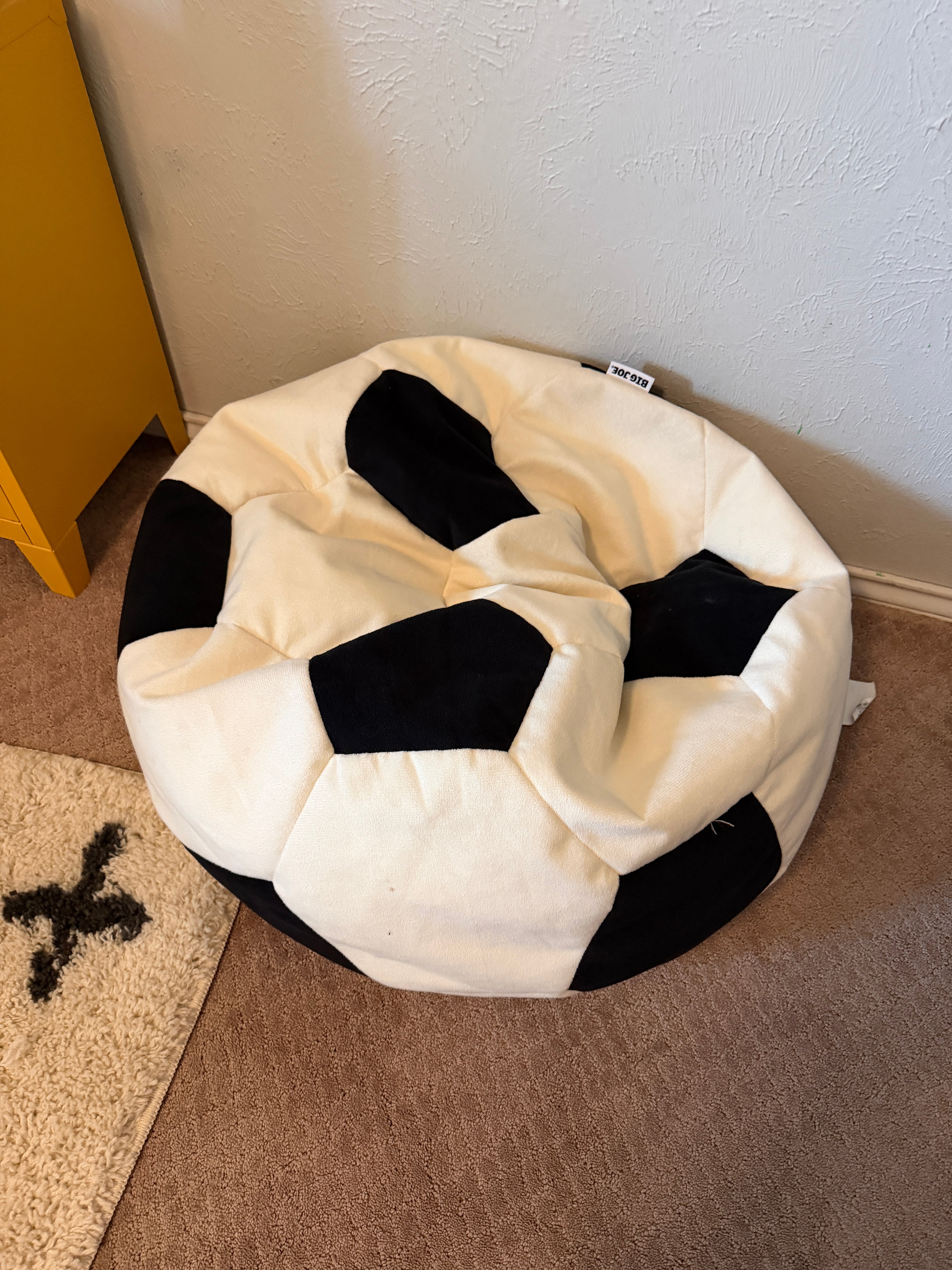 Soccer bean bag