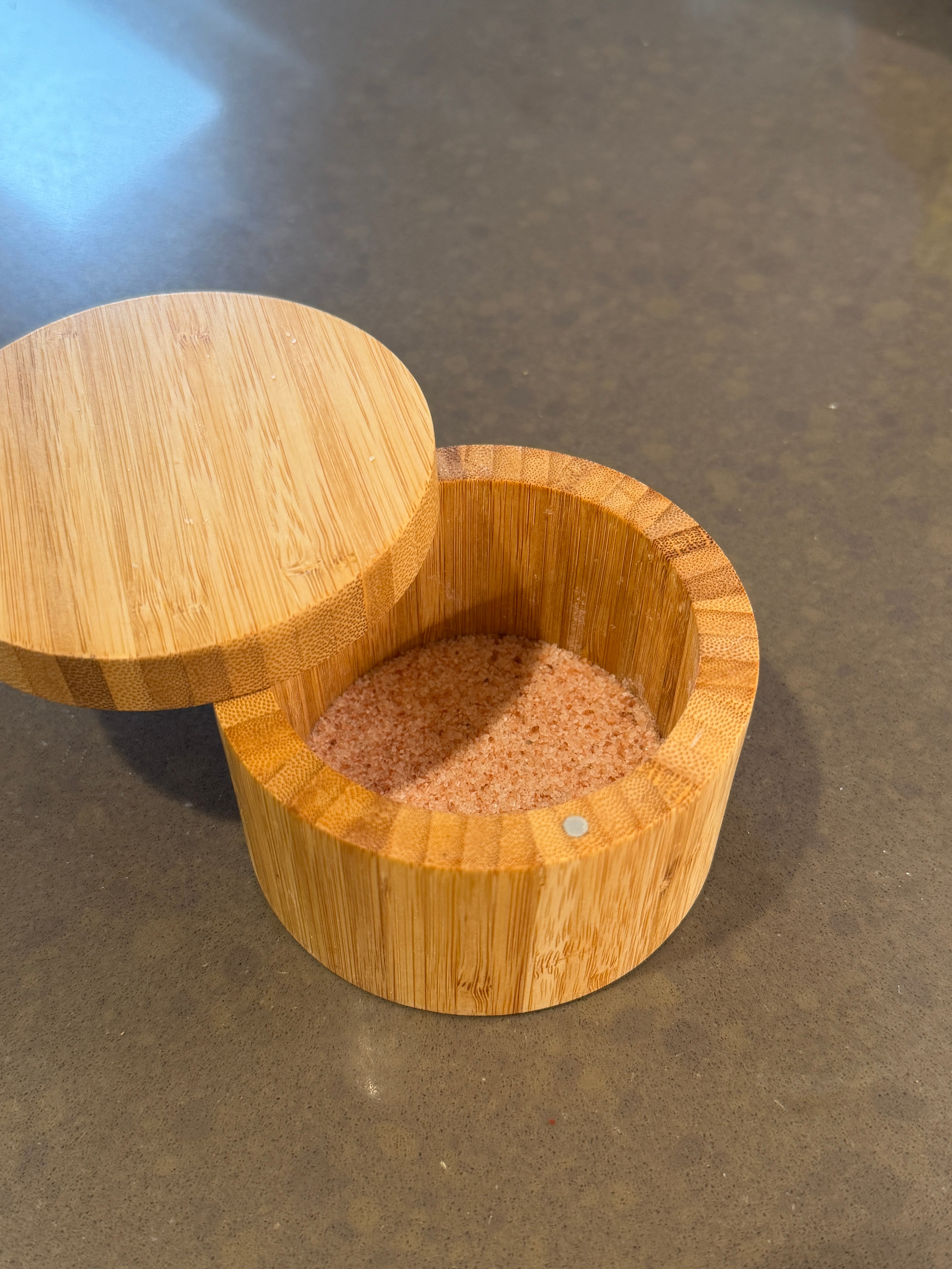 Bamboo Salt Container