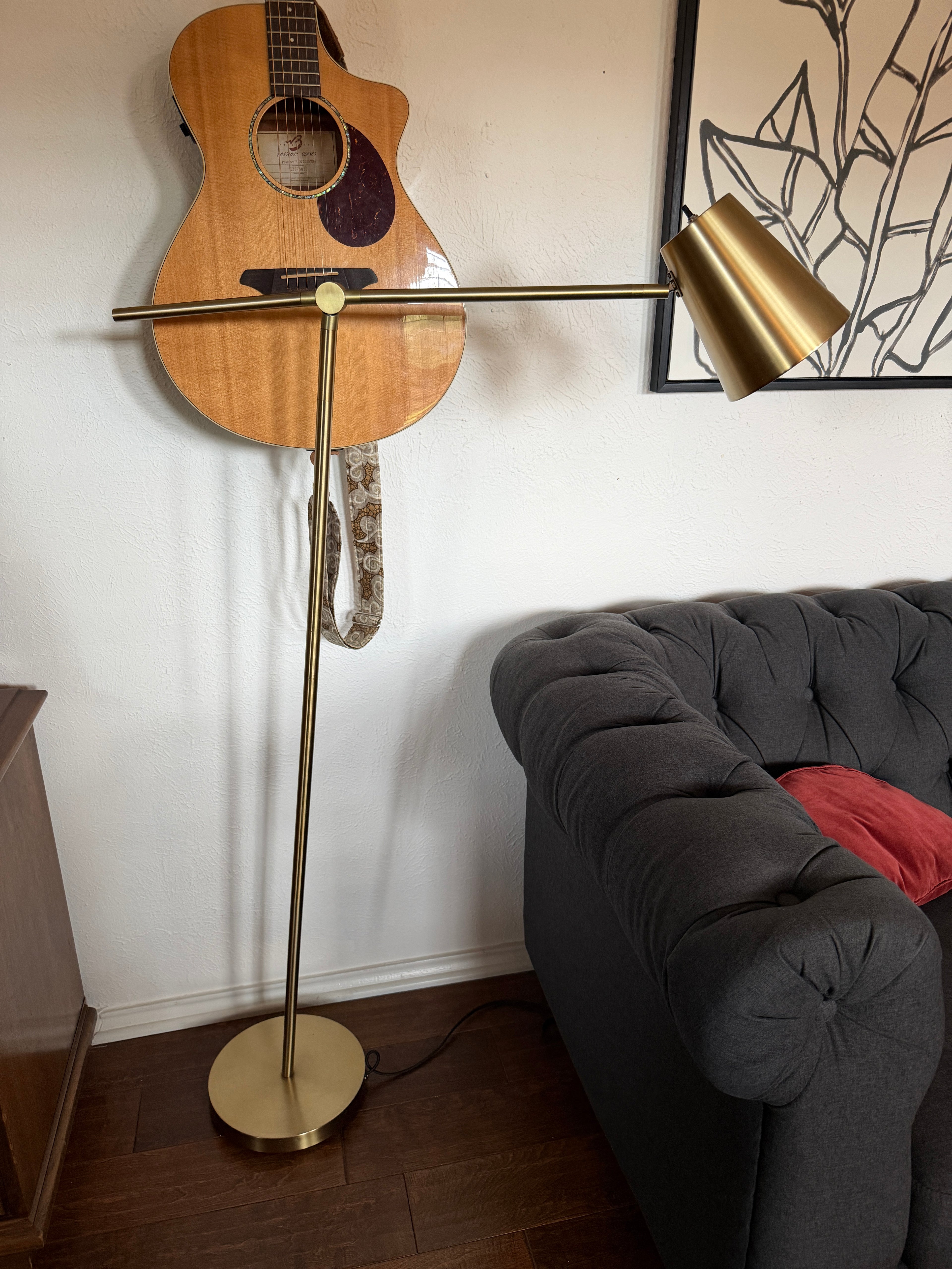 Brass Floor Lamp