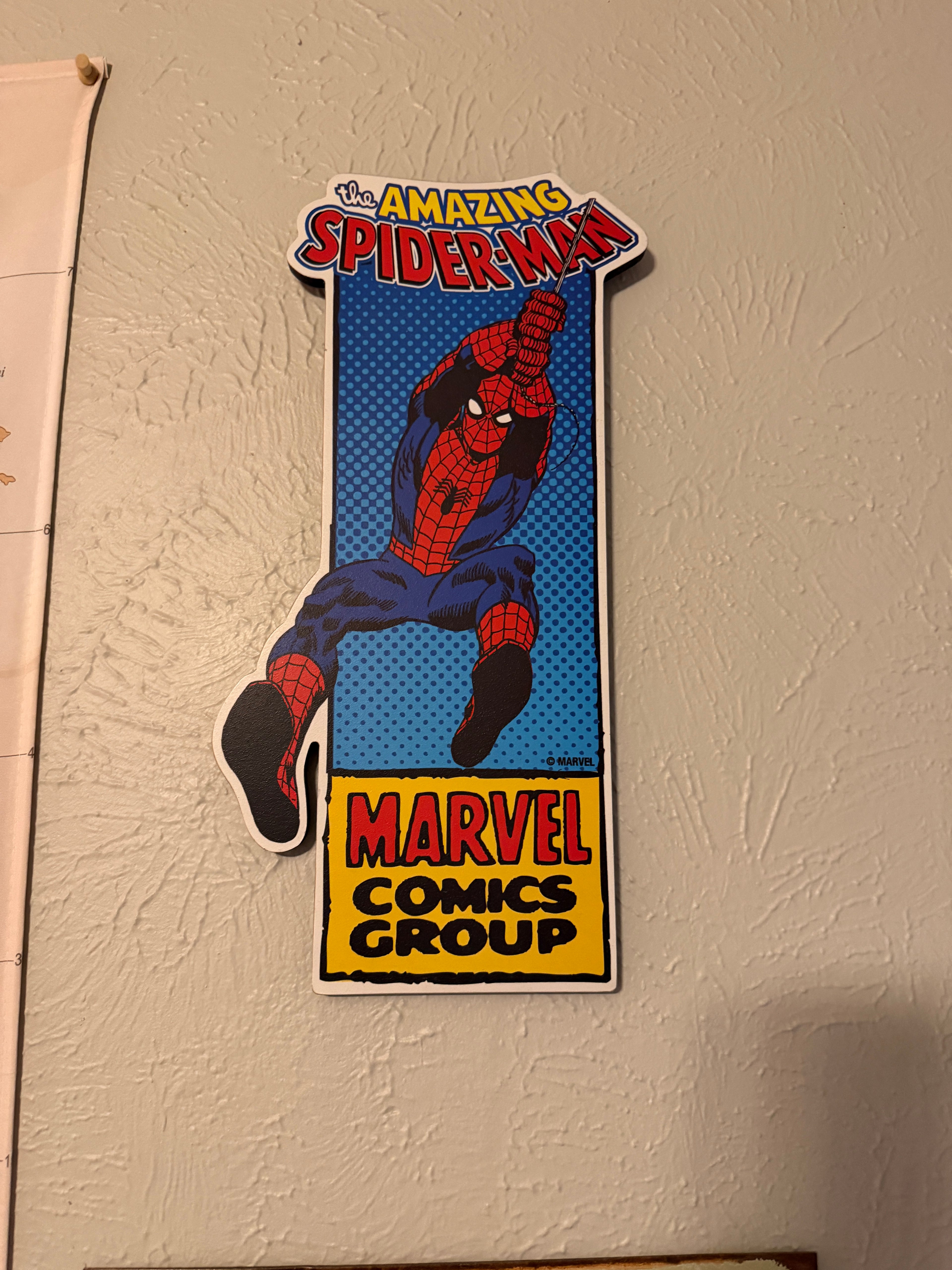 Wood Spider Man wall art