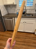 Wood rolling pin (French style)