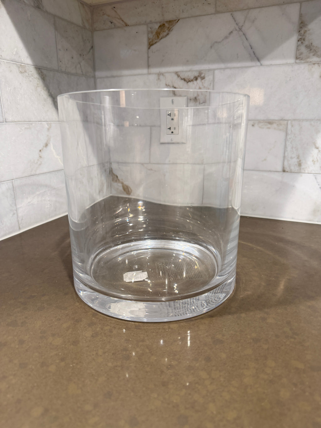 Large Decorative Glass Jar from Pottery Barn