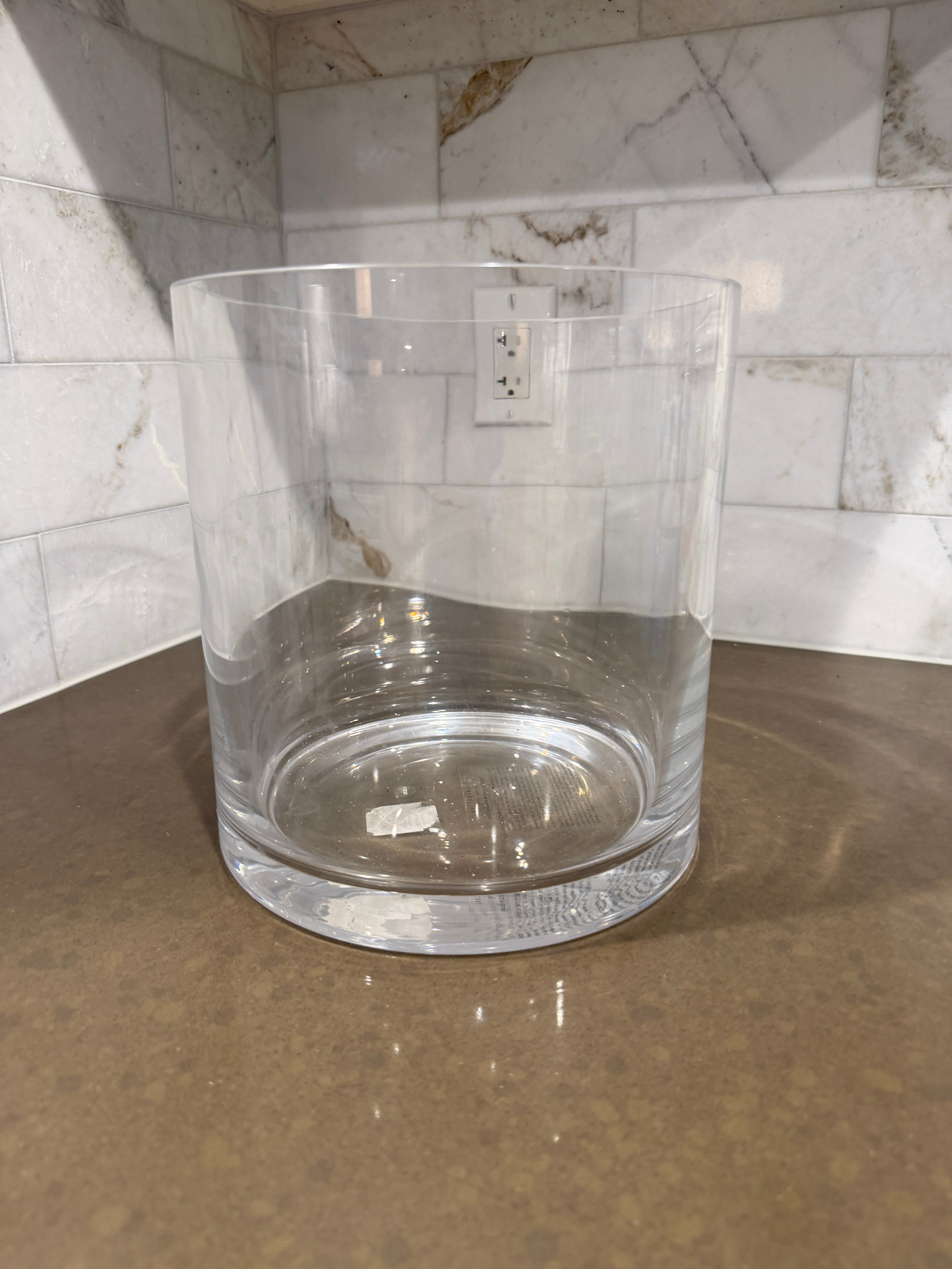 Large Decorative Glass Jar from Pottery Barn