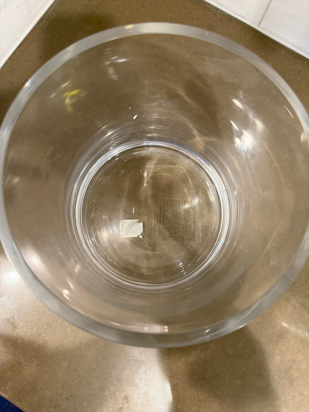 Large Decorative Glass Jar from Pottery Barn