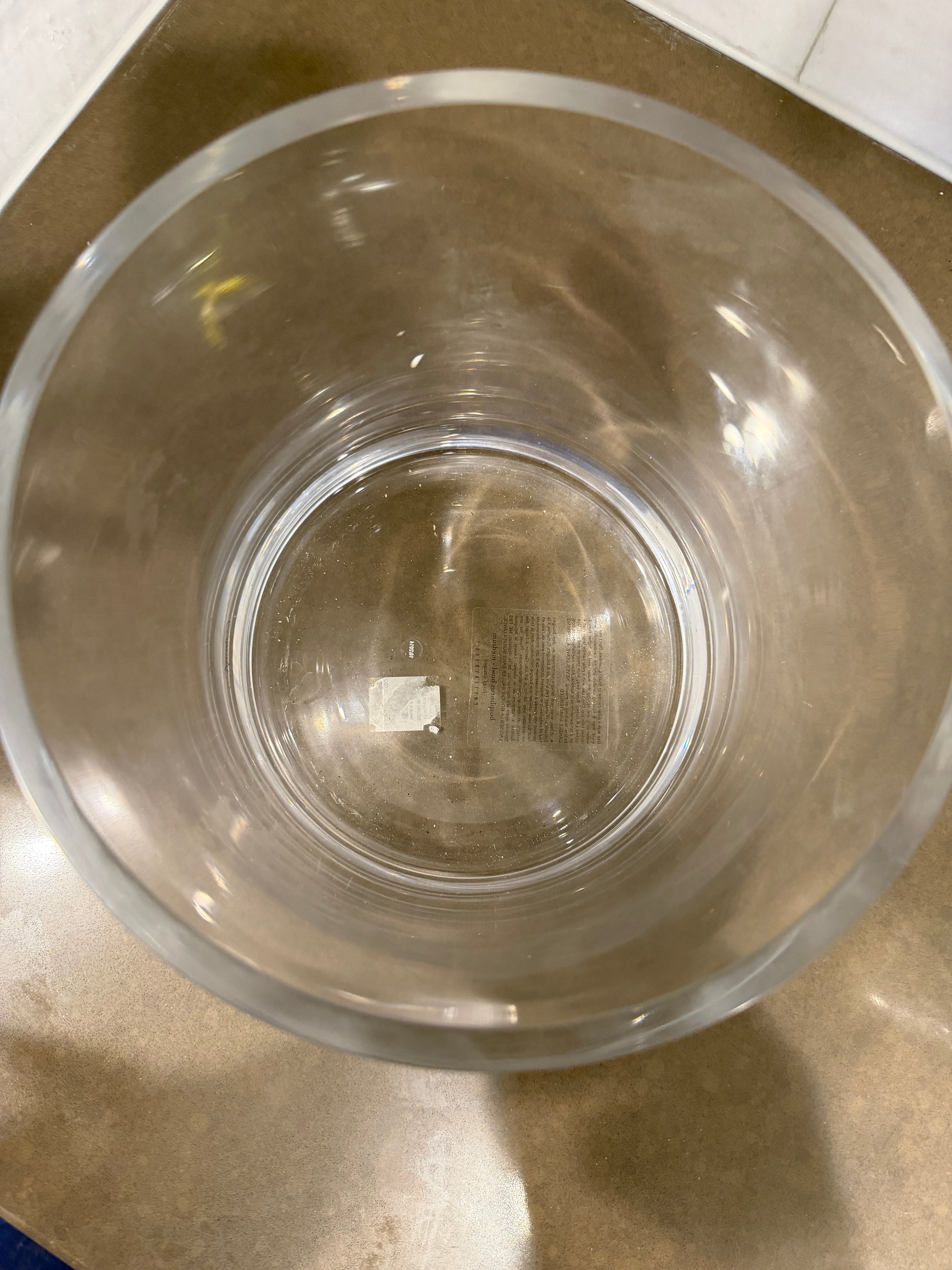 Large Decorative Glass Jar from Pottery Barn